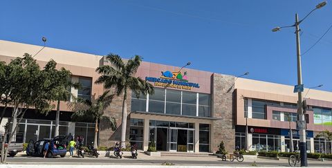 Municipal market in Playas, Ecuador
