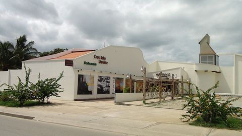 Local restaurant on the coast in Playas, Ecuador